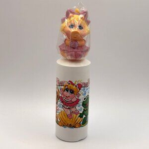 Vintage 1985 Avon Muppet Babies Miss Piggy Bubble Bath with Piggy Finger Puppet